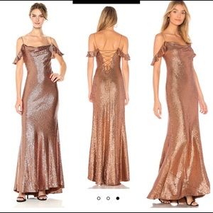❤️ Rachel Zoe Rose Gold Sequin Dress ❤️